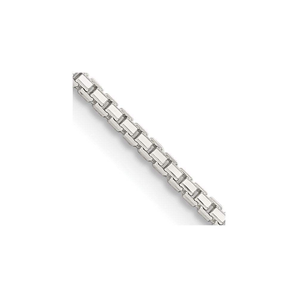 Sterling Silver 1.35mm 8 Side Diamond-cut Box Chain
