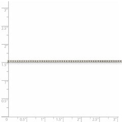 Sterling Silber 1,5 mm 8-seitige Diamantschliff-Panzerkette