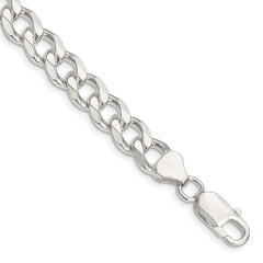Sterling Silver 8mm Curb Chain