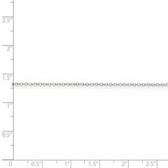 Sterling Silver 1mm Cable Chain