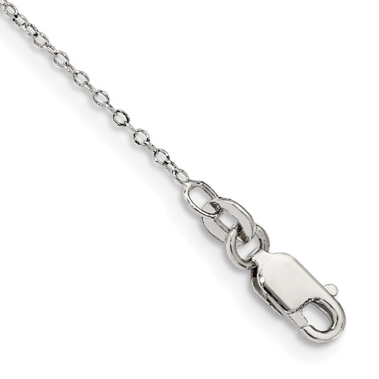 Sterling Silver 1mm Cable Chain