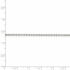 Sterling Silver 1.95mm Cable Chain