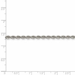 Massive Seilkette aus Sterlingsilber, 3,0 mm