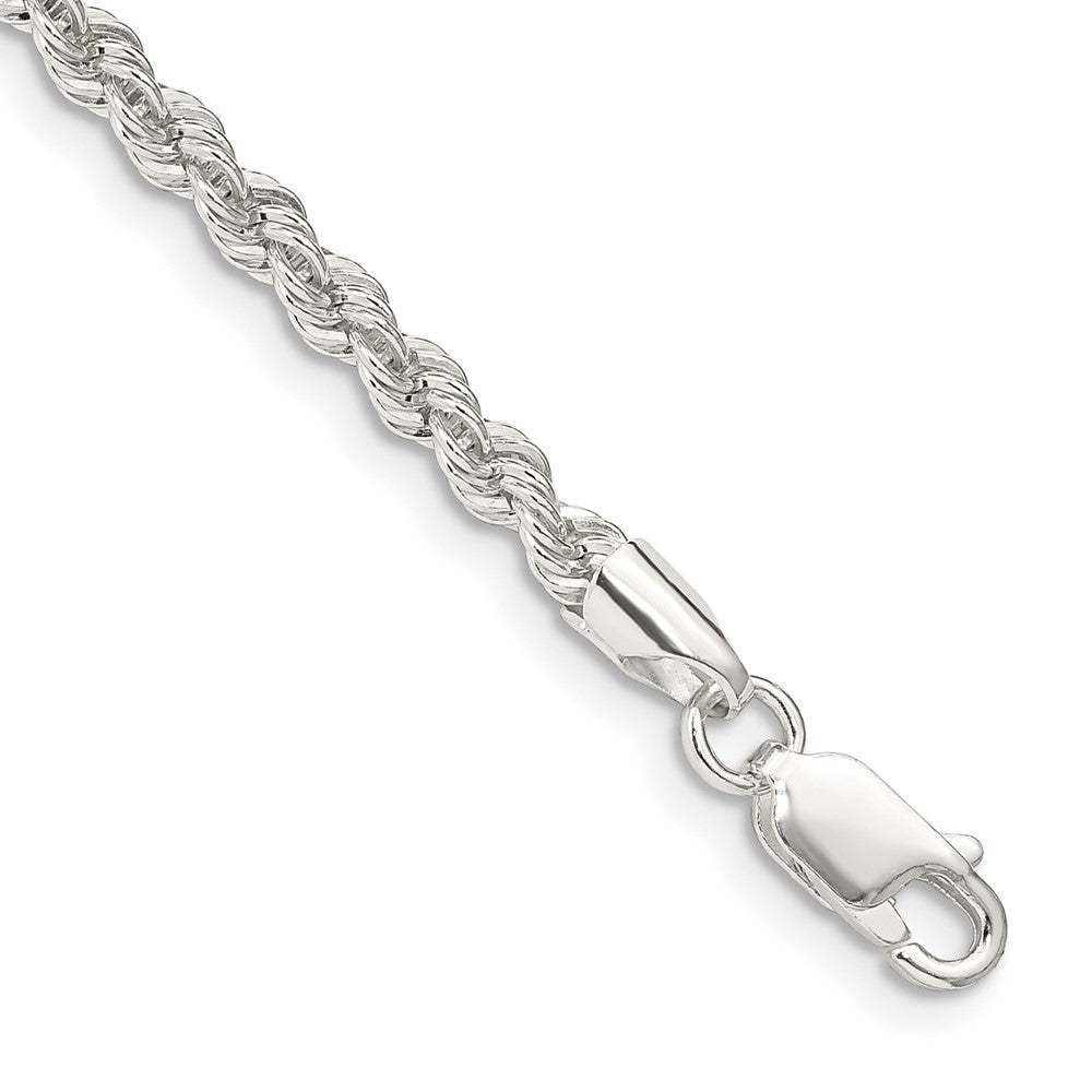 Sterling Silver 3.0mm Solid Rope Chain