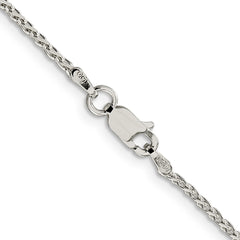 Spiga-Kette aus Sterlingsilber mit Diamantschliff, 1,5 mm