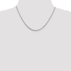 2,5 mm dicke Spiga-Kette aus Sterlingsilber mit Diamantschliff