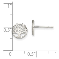 Sterling Silver Tree Post Earrings