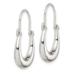 Sterling Silver Polished Hoop Earrings
