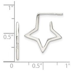 Sterling Silver Star Earrings