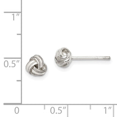 Sterling Silver Knot Post Earrings
