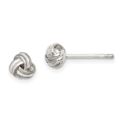 Sterling Silver Knot Post Earrings