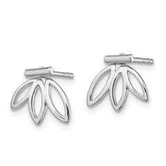 Rhodium-plated Sterling Silver Earrings