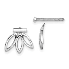 Rhodium-plated Sterling Silver Earrings