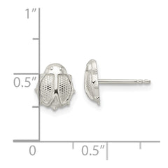 Sterling Silver Ladybug Post Earrings