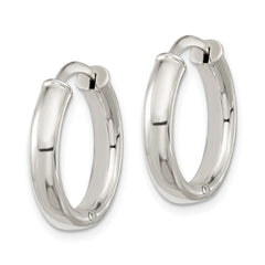 Sterling Silver Polished Hoop Earrings