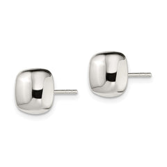 Sterling Silver Polished Square Earrings