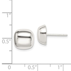Sterling Silver Polished Square Earrings