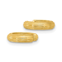 Yellow Gold-plated Sterling Silver Textured Pair of 2 Ear Cuffs