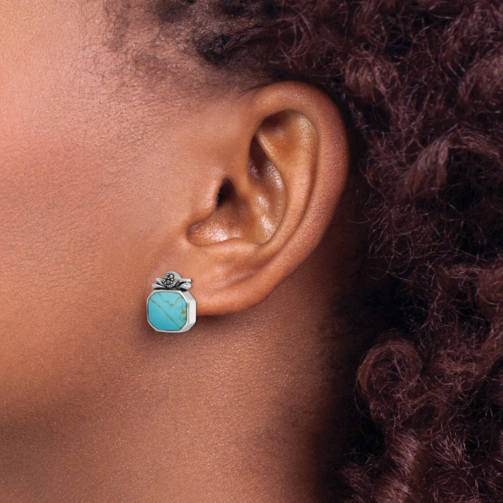 Sterling Silver Turquoise Earrings