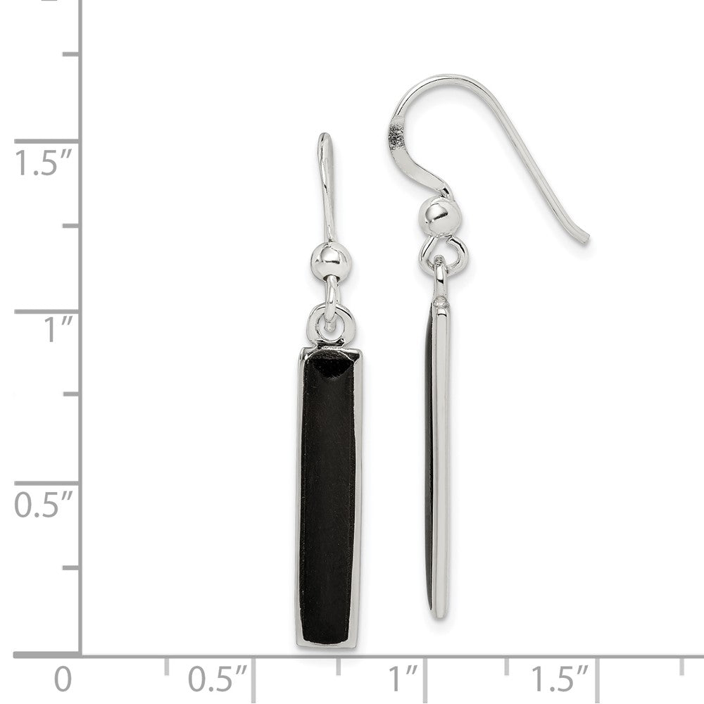 Sterling Silver Onyx Earrings