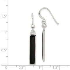 Sterling Silver Onyx Earrings