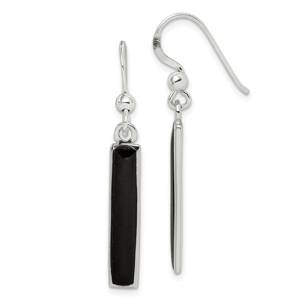 Sterling Silver Onyx Earrings
