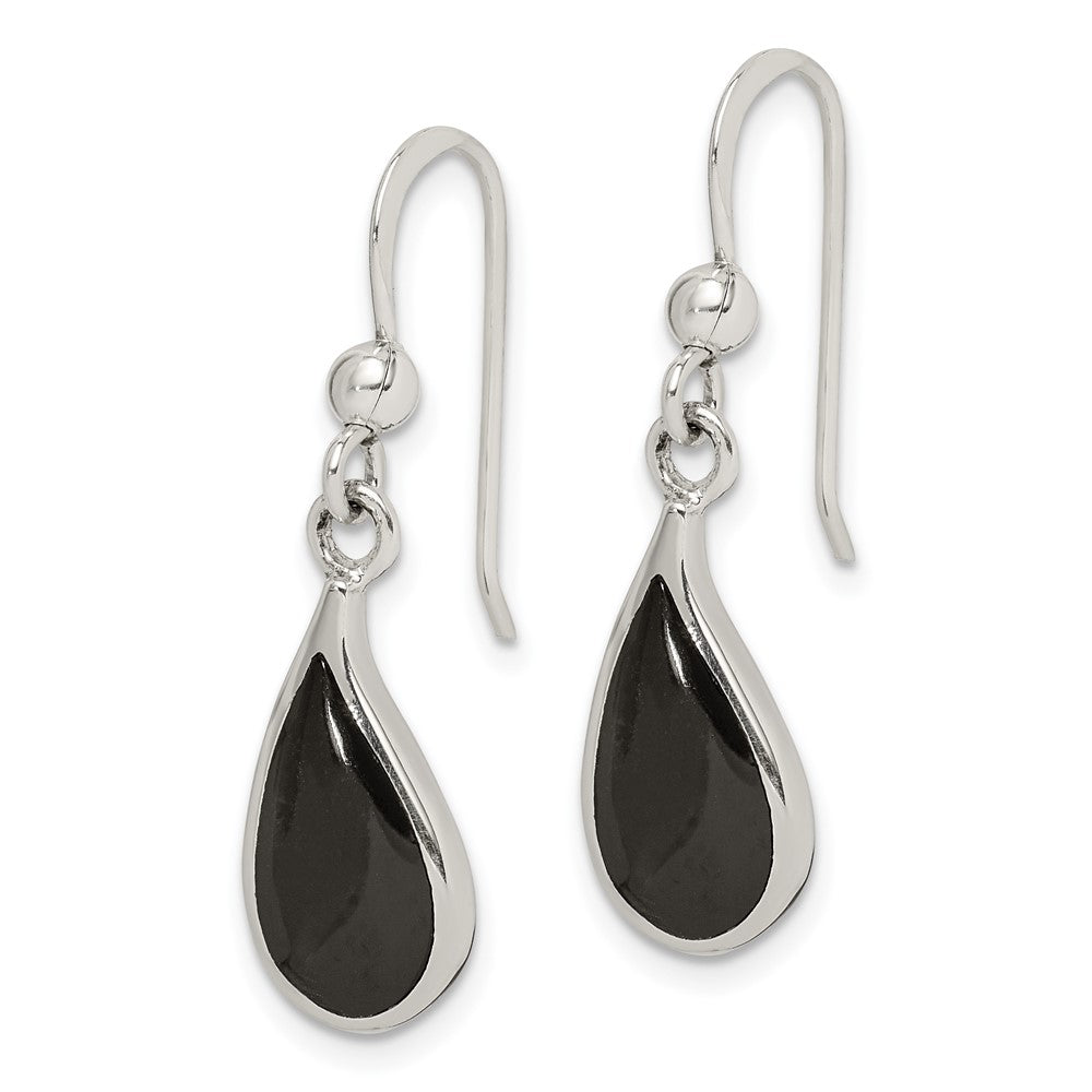 Sterling Silver Onyx Earrings