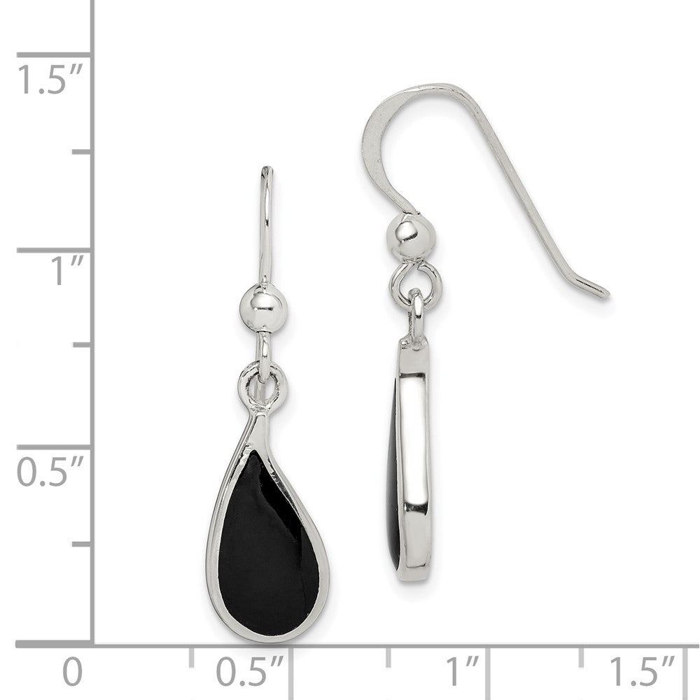 Sterling Silver Onyx Earrings
