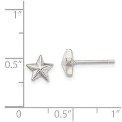 Sterling Silver Star Earrings