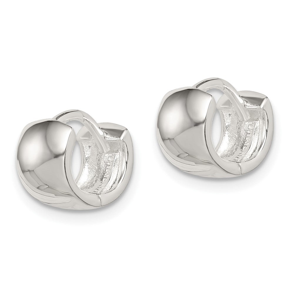 Sterling Silver Hinged Hoop Earrings