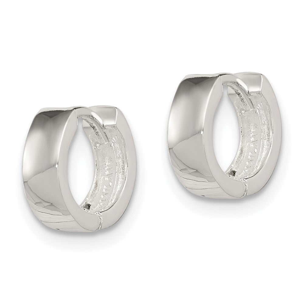 Sterling Silver Hinged Hoop Earrings