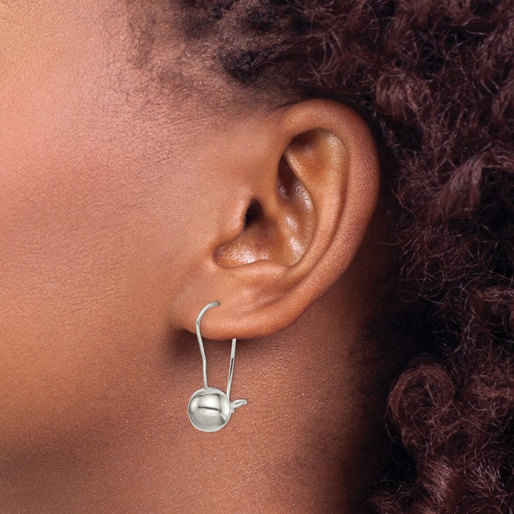 Sterling Silver 10mm Ball Earrings