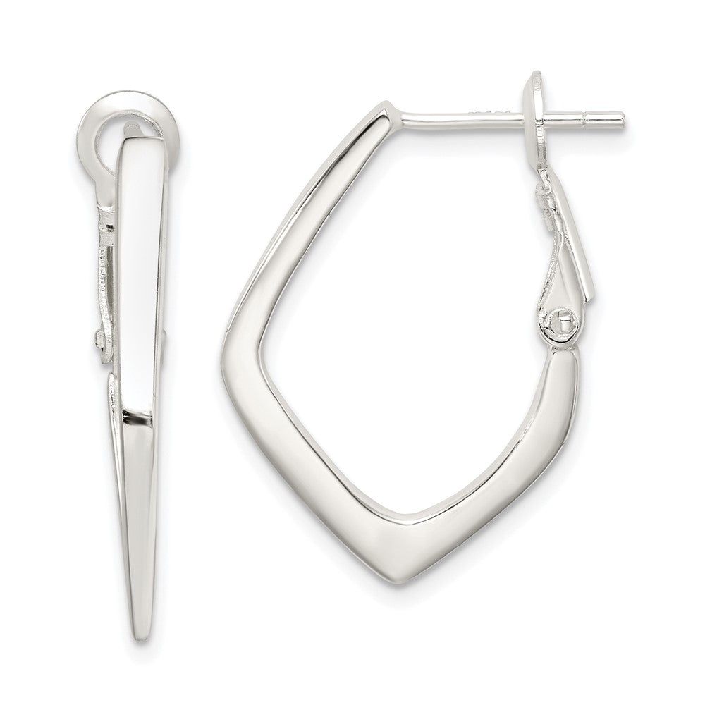 Sterling Silver Omega Back Earrings
