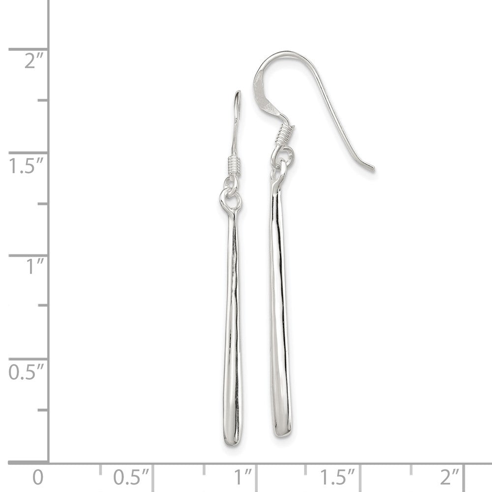 Sterling Silver Tear Drop Bar Earrings