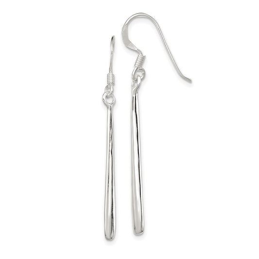 Sterling Silver Tear Drop Bar Earrings