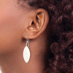 Sterling Silver White Mother of Pearl Earrings