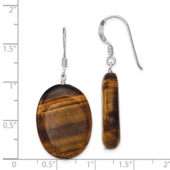 Sterling Silver Tigers Eye Dangle Earrings