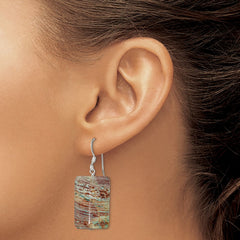 Sterling Silver Jasper Earrings
