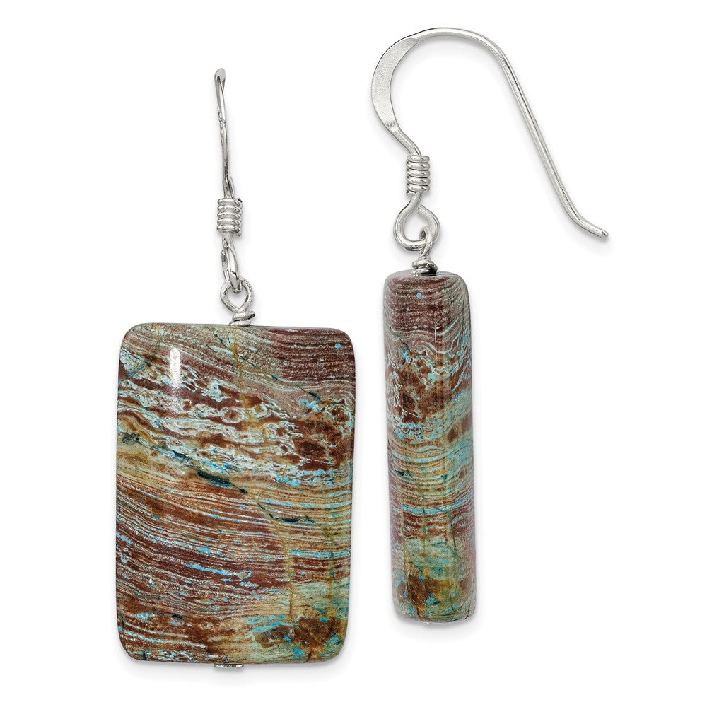 Sterling Silver Jasper Earrings