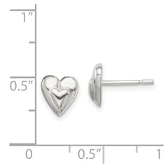 Sterling Silver Heart Earrings