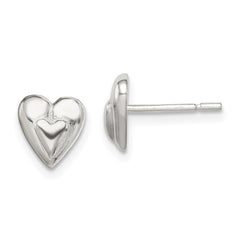 Sterling Silver Heart Earrings