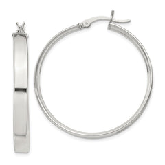 Sterling Silver 4.25x35 Hoop Earrings