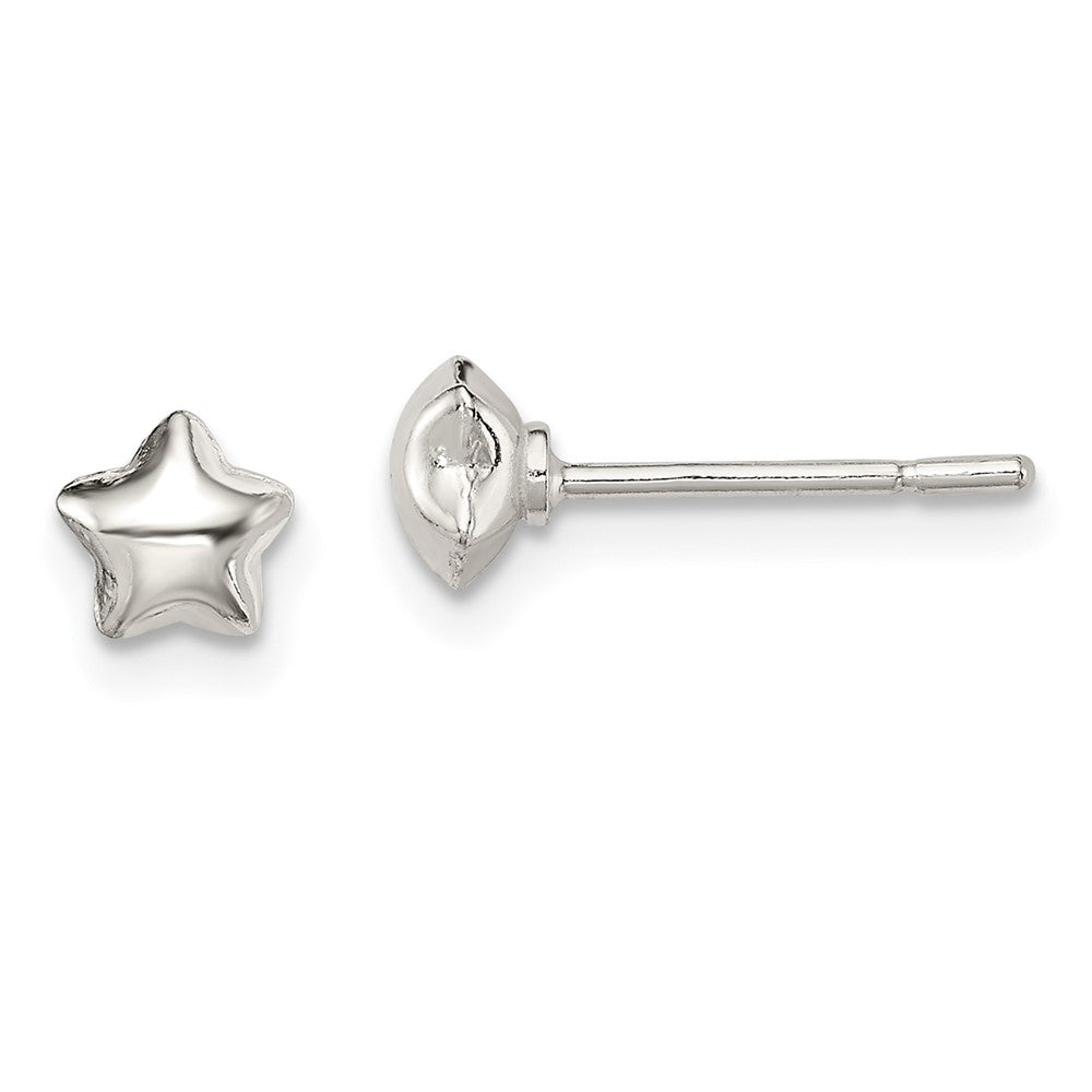 Sterling Silver Star Post Earrings