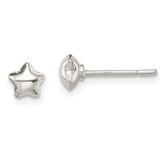 Sterling Silver Star Post Earrings