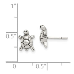 Sterling Silver Antique Turtle Post Earrings