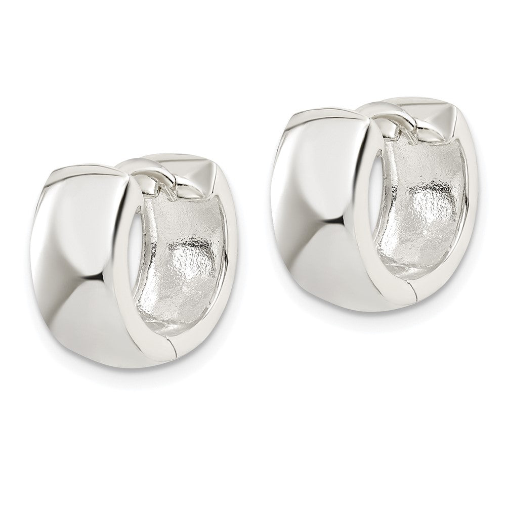 Sterling Silver Hinged Hoop Earrings