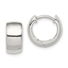 Sterling Silver Hinged Hoop Earrings