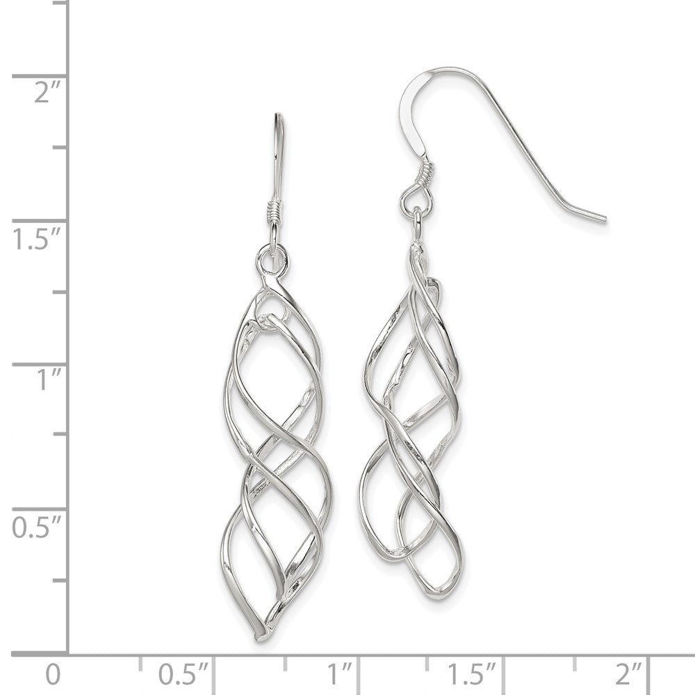 Sterling Silver Shepherd Hook Earrings