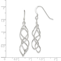 Sterling Silver Shepherd Hook Earrings