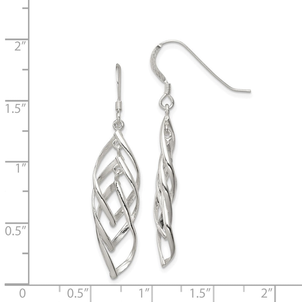 Sterling Silver Shepherd Hook Earrings